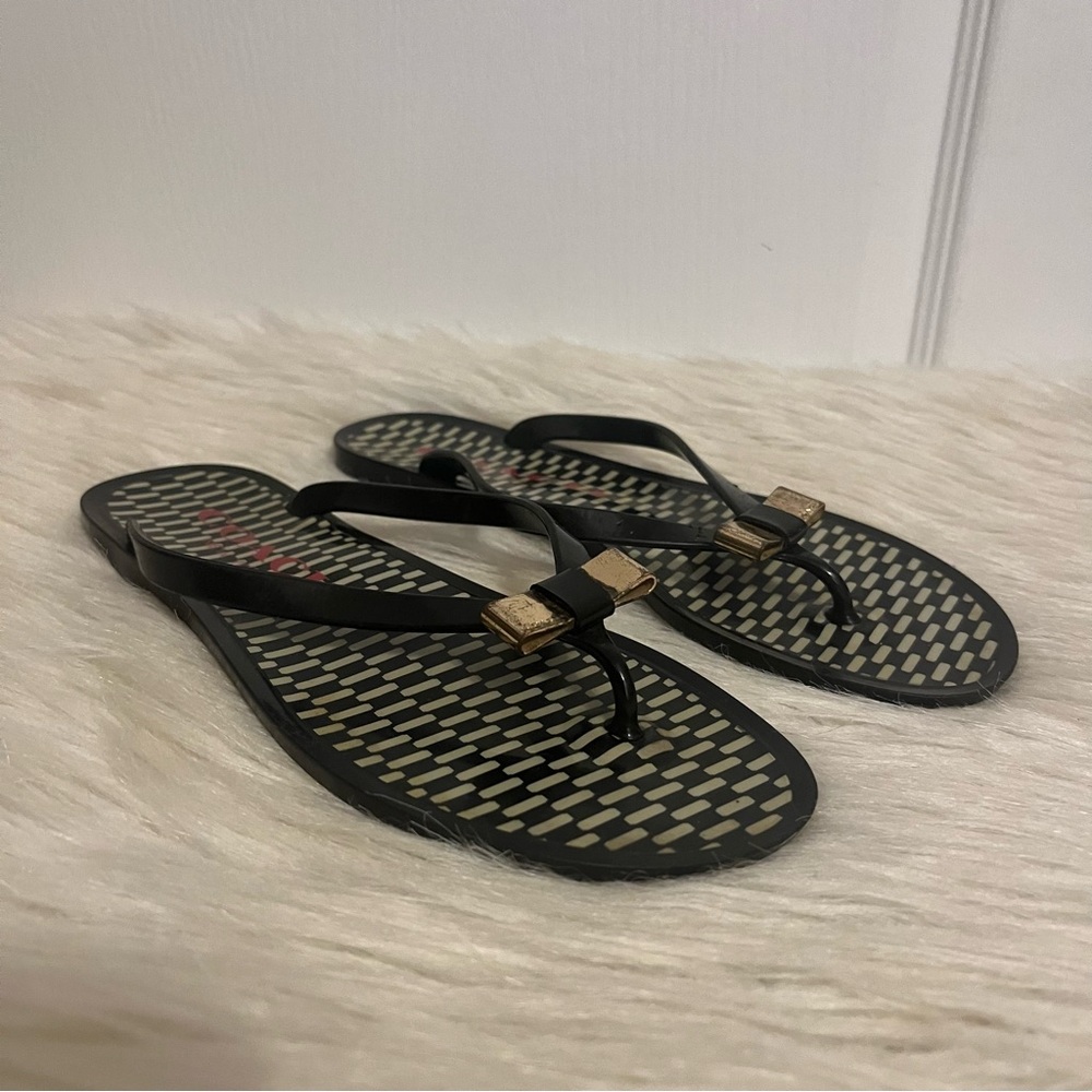 Coach Thong Jelly Flip Flops